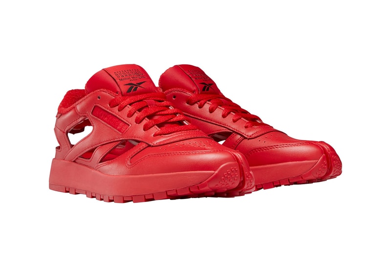 Maison Margiela Reebok Classic Leather Tabi Décortiqué Low Sneakers Footwear Collaboration 