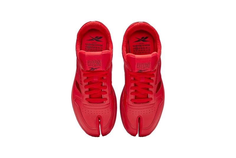 Maison Margiela Reebok Classic Leather Tabi Décortiqué Low Sneakers Footwear Collaboration 