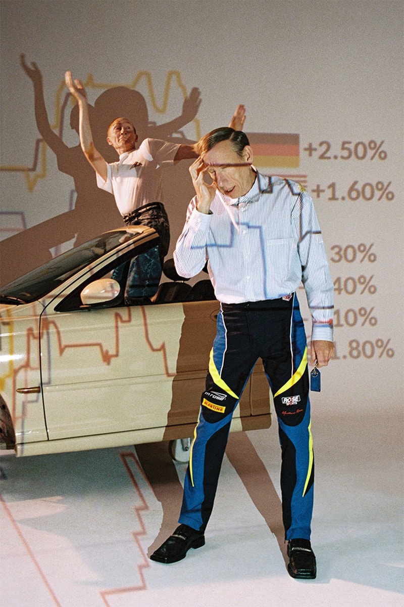 Martine Rose SS22 Collection Lookbook Shirt Trousers Blue