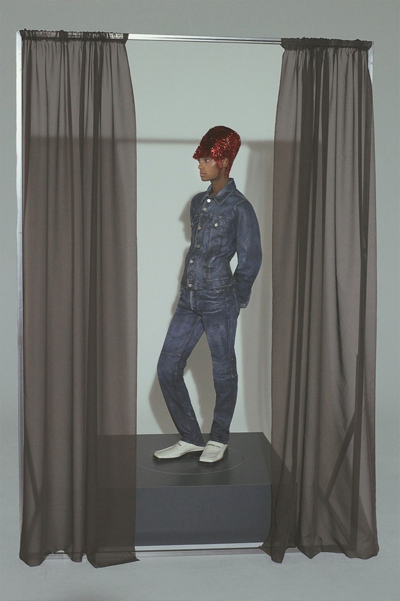 Martine Rose SS22 Collection Lookbook Denim Jacket Pants