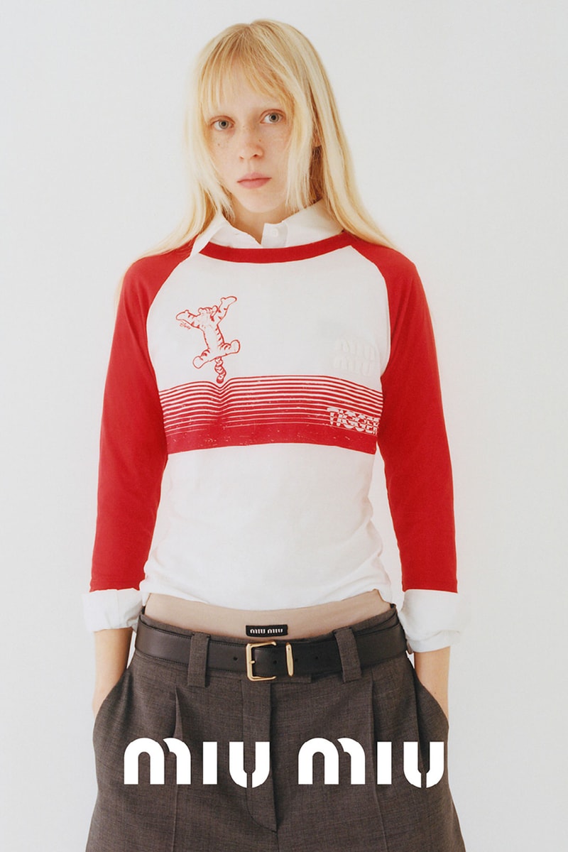 Miu Miu Lunar New Year of Tiger T-Shirt Capsule Disney Tigger Release 