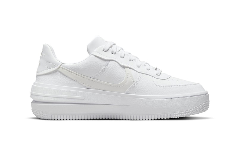Nike Air Force 1 Low PLT.AF.ORM Triple White Medial Swoosh