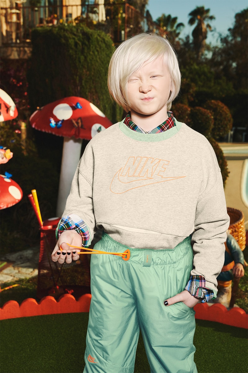 Nike Kids Easy Wear Collection Outerwear FlyEase Sweater Pants Grey Green