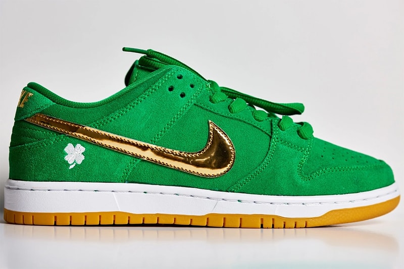 Nike SB Dunk Low St. Patrick's Day Lucky Green Metallic Gold Price Release Date