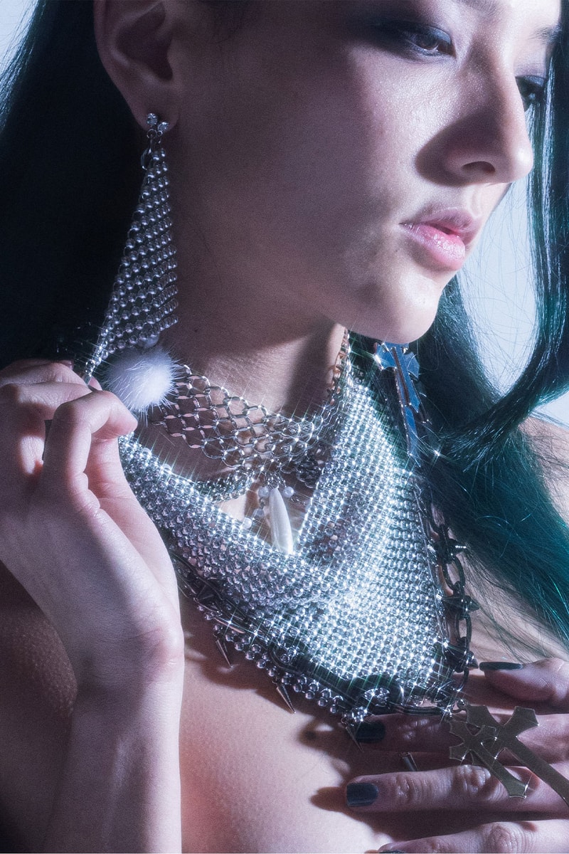 OHTNYC I BELIEVE IN VIRTUAL LOVE Jewelry Collection Chain Necklaces Earrings Release 