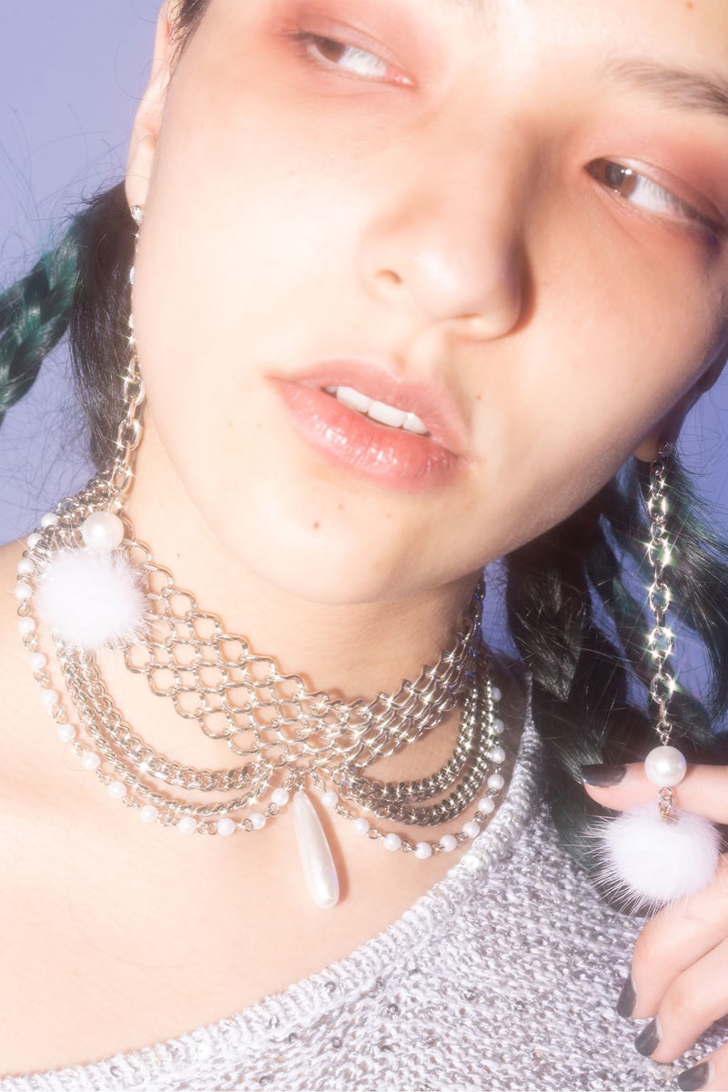 OHTNYC I BELIEVE IN VIRTUAL LOVE Jewelry Collection Chain Necklaces Earrings Release 