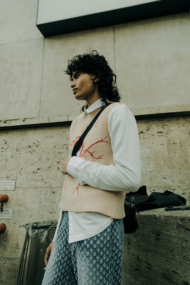 Paris Fashion Week Mens Fall Winter 2022 FW22 Street Style Kanye West Julia Fox