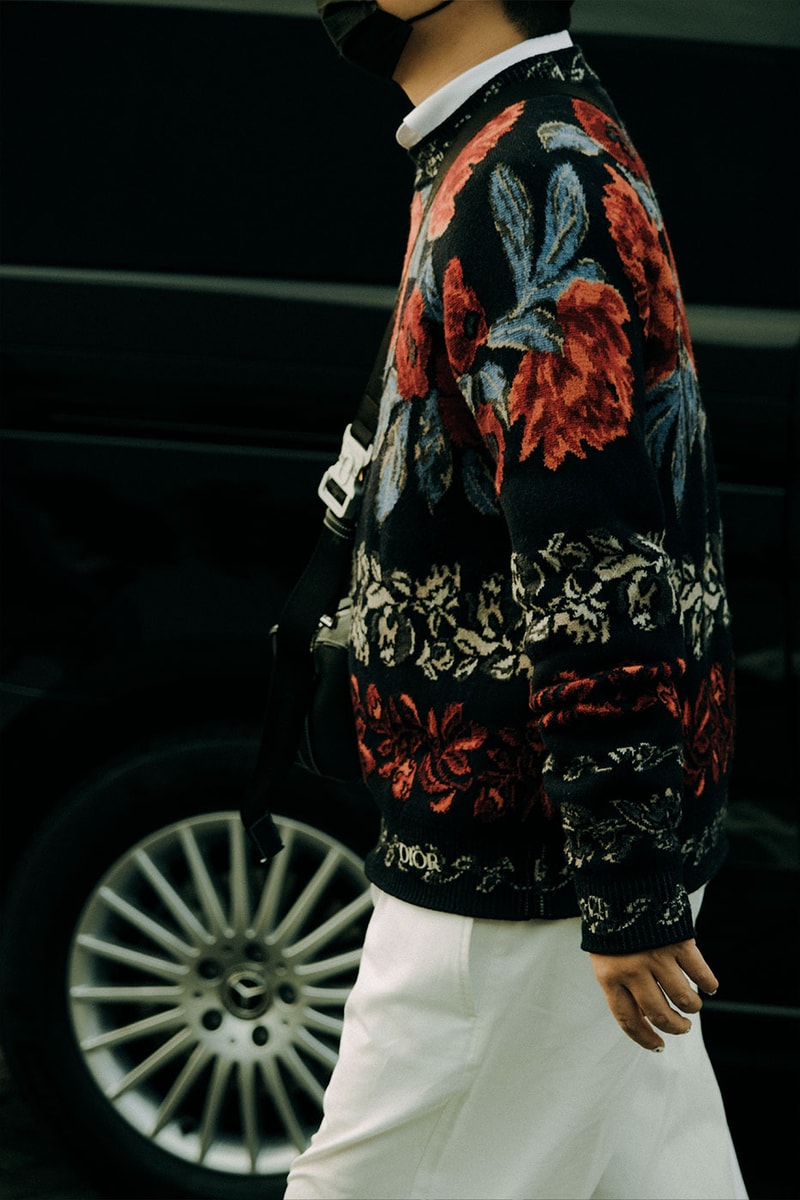Paris Fashion Week Mens Fall Winter 2022 FW22 Street Style Kanye West Julia Fox
