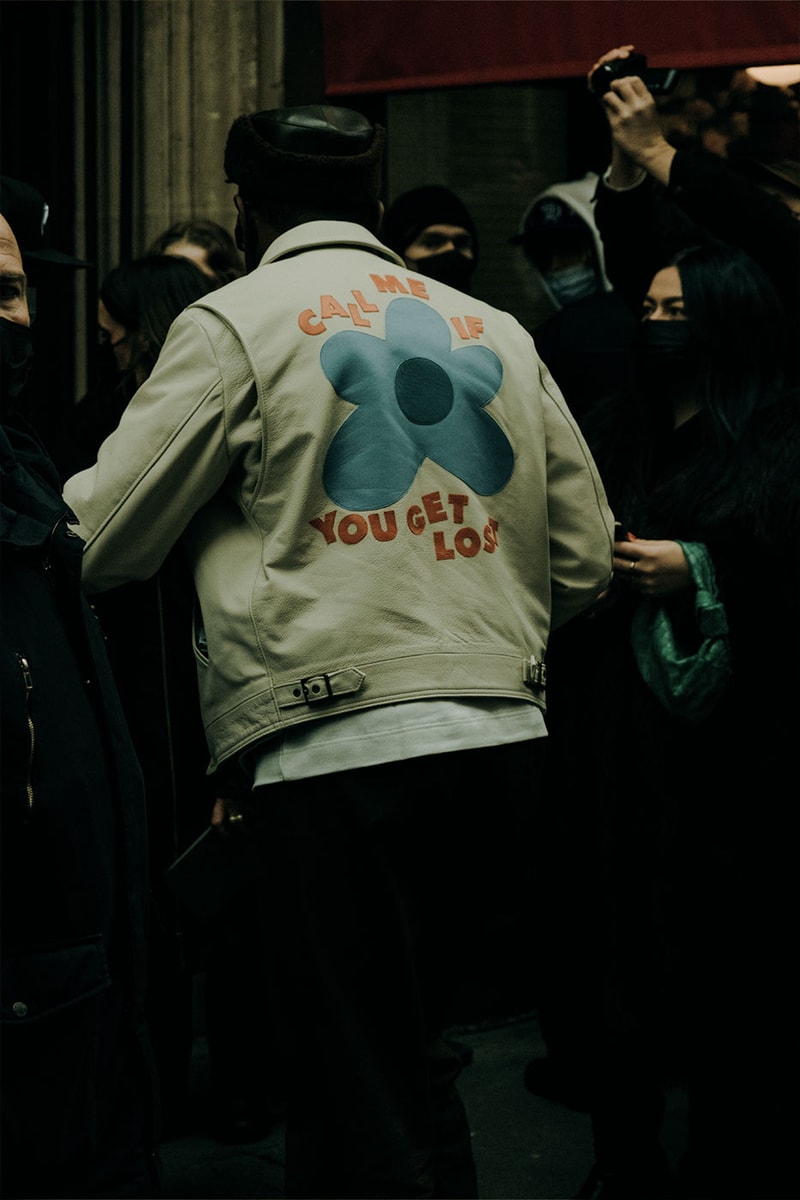 Paris Fashion Week Mens Fall Winter 2022 FW22 Street Style Kanye West Julia Fox