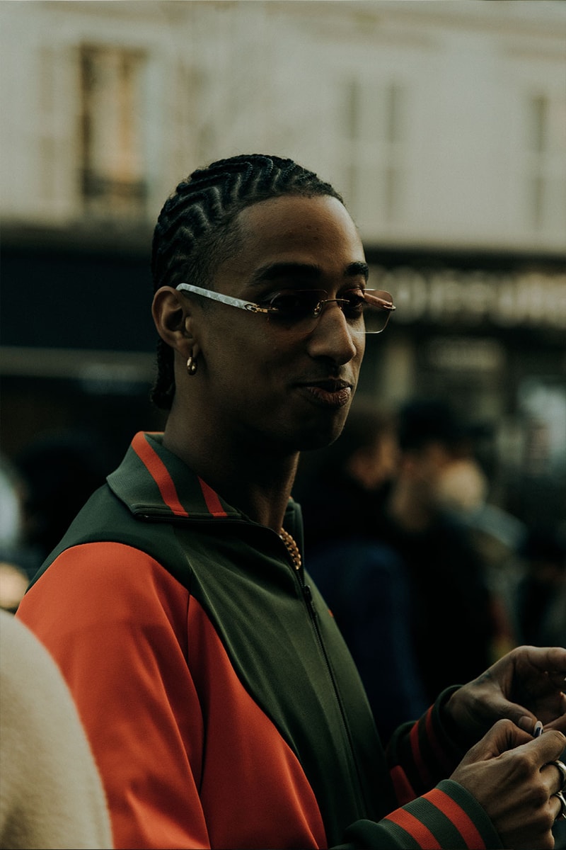 Paris Fashion Week Mens Fall Winter 2022 FW22 Street Style Kanye West Julia Fox