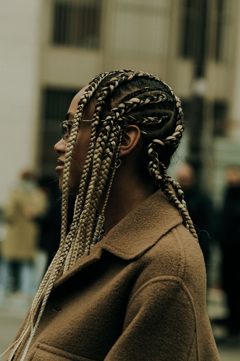 Paris Fashion Week Mens Fall Winter 2022 FW22 Street Style Kanye West Julia Fox