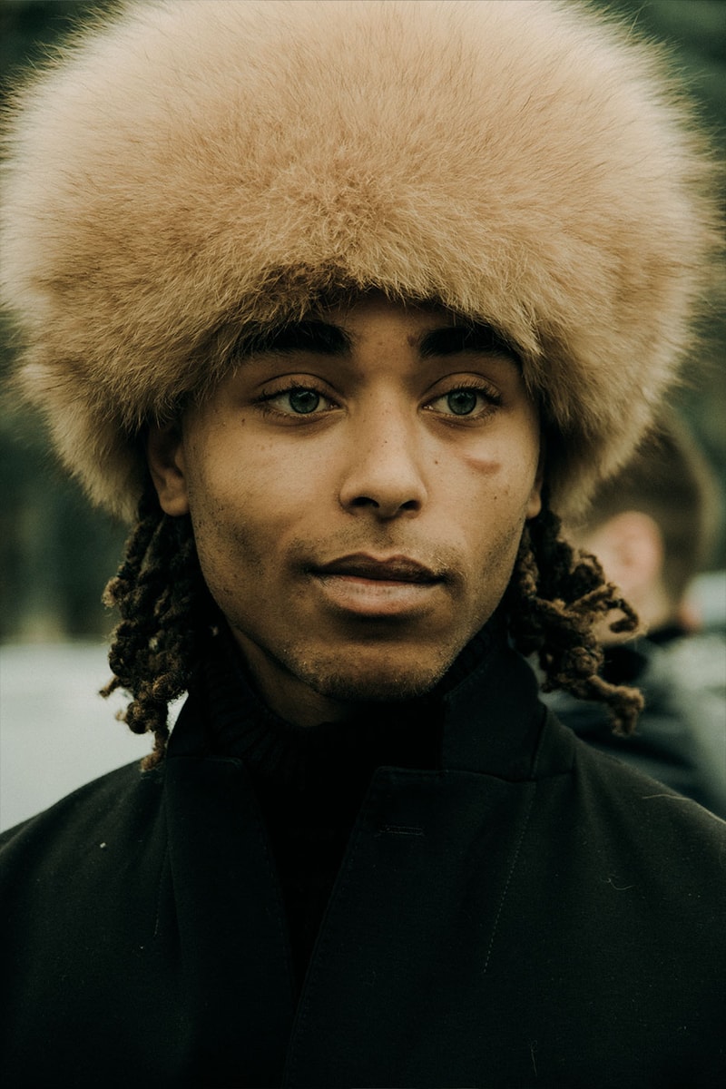 Paris Fashion Week Mens Fall Winter 2022 FW22 Street Style Kanye West Julia Fox