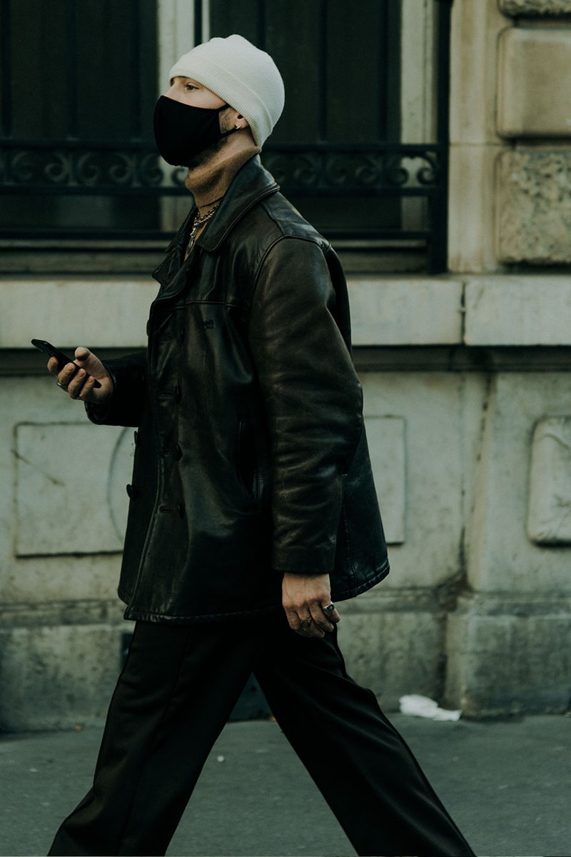 Paris Fashion Week Mens Fall Winter 2022 FW22 Street Style Kanye West Julia Fox