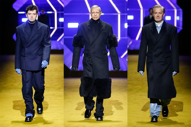 Prada Enlists Asa Butterfield, Kyle Maclachlan and Jeff Goldblum for FW22 Runway