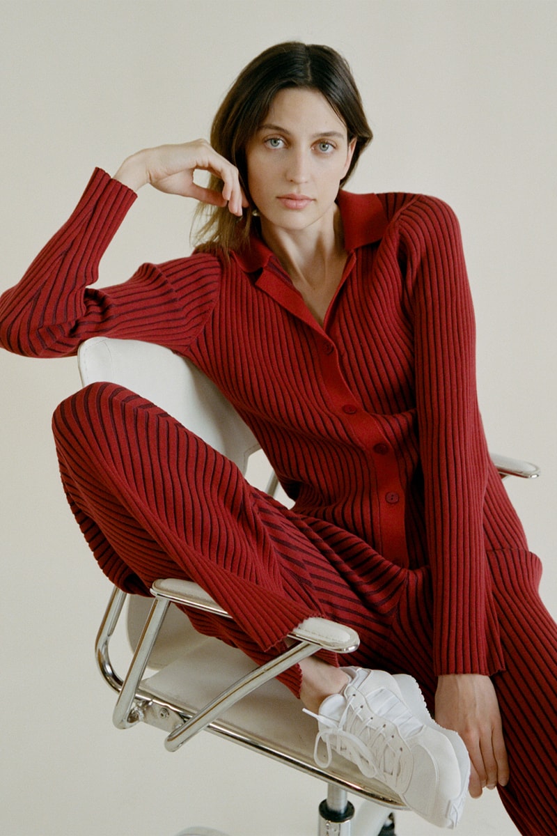 Rationalle Matching Sets Outerwear Lookbook Red Colorway