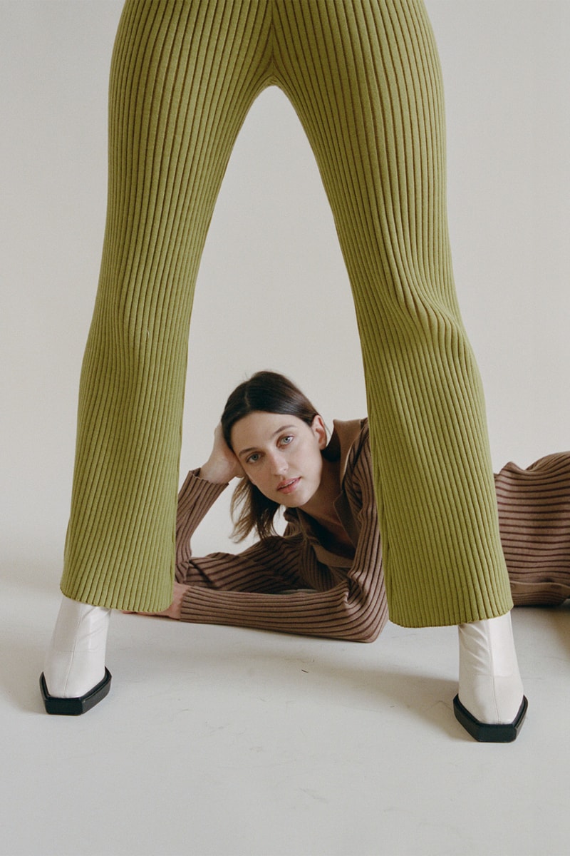 Rationalle Matching Sets Outerwear Lookbook Olive Brown Overview Close-Up