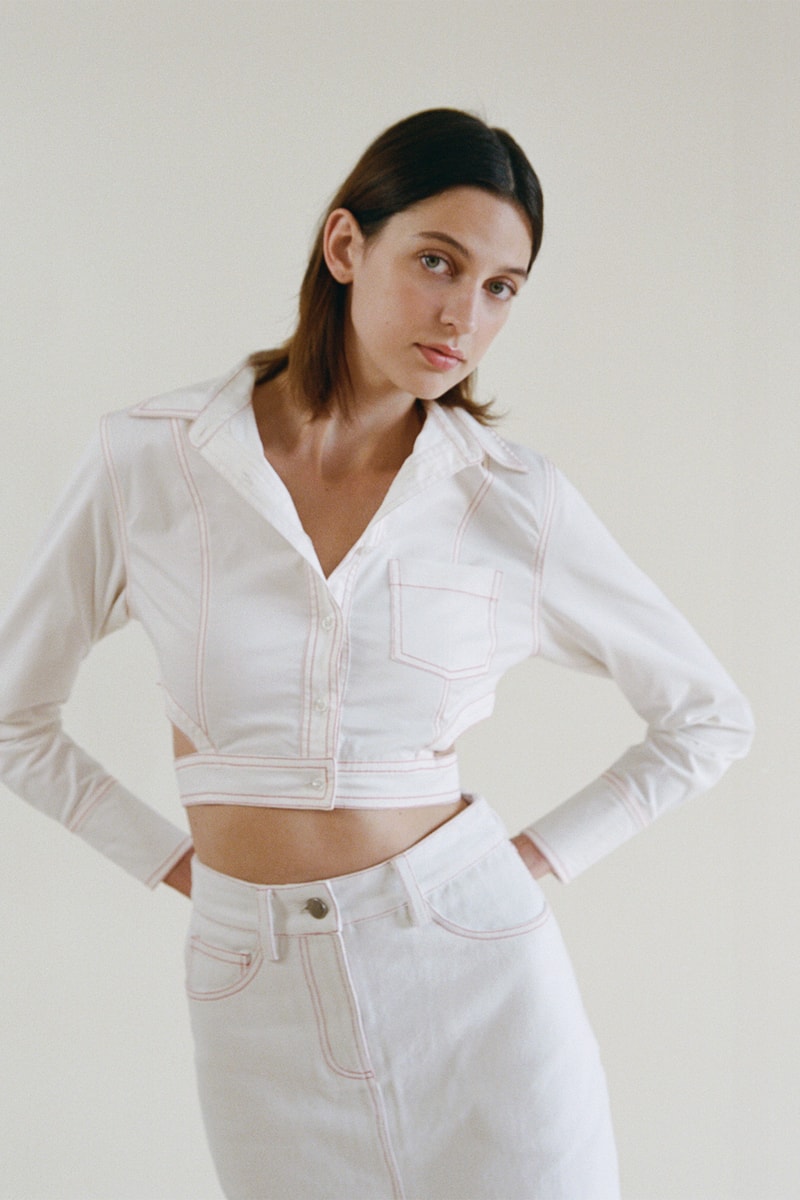 Rationalle Matching Sets Outerwear Lookbook White Top