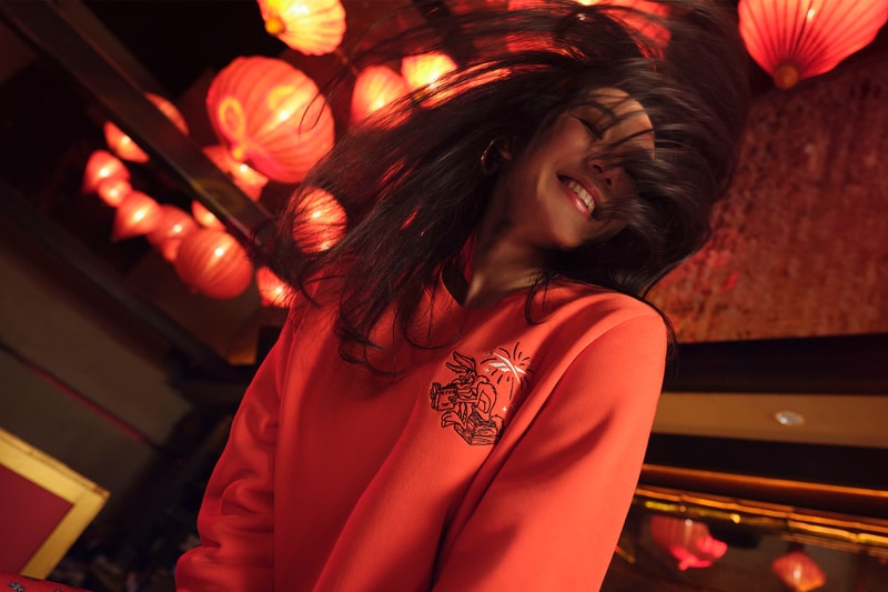 Reebok Warner Bros. Lunar New Year Collection Crewnecks Red