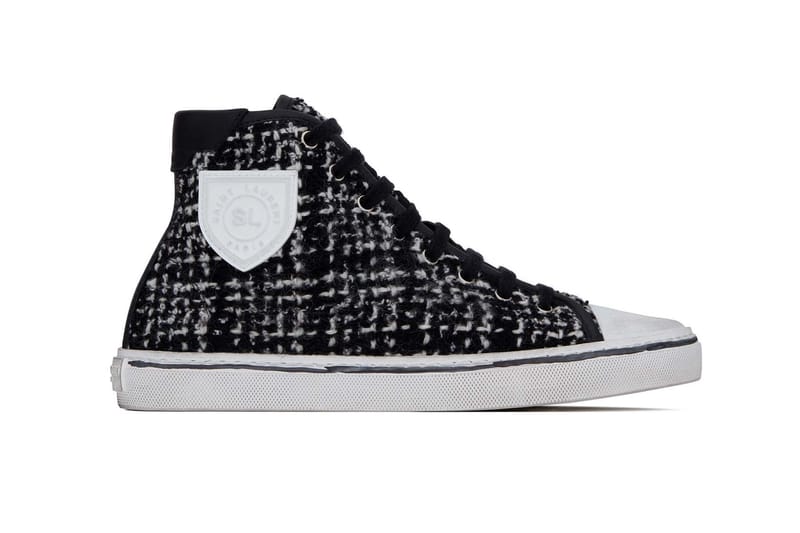 Saint Laurent Releases Tweed Sneaker in 3 Colorways