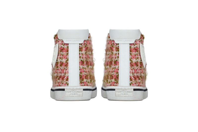 Saint Laurent Bedford Sneaker Pink Green Price Release Date