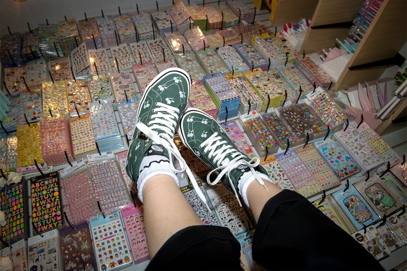 Vans Sandy Liang Collaboration Sk8-Hi Green