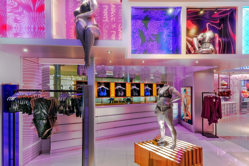 Rihanna Savage X Fenty Brick-and-Mortar Store Las Vegas Lingerie
