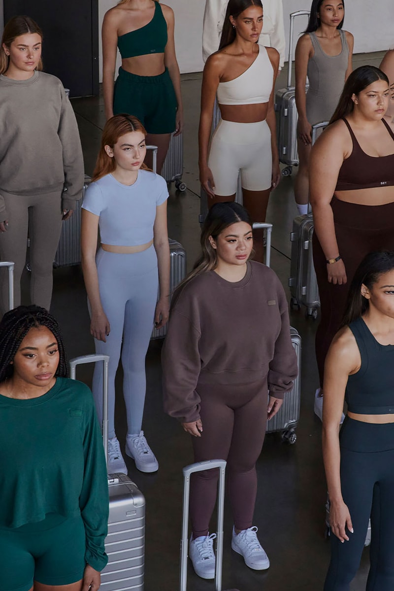 SET Activewear Core Air Collection Campaign Sports Bras Leggings Sweaters