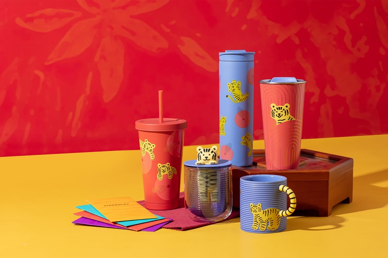 Starbucks Year of the Tiger Collection Hong Kong Drinkware Tumblers Mugs