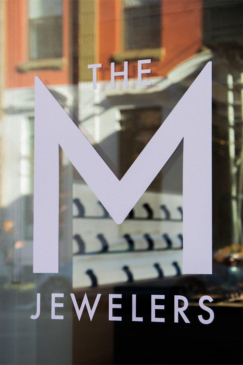 The M Jewelers NoLita Store New York Accessories Necklaces Earrings Valentine's Day "M" Logo