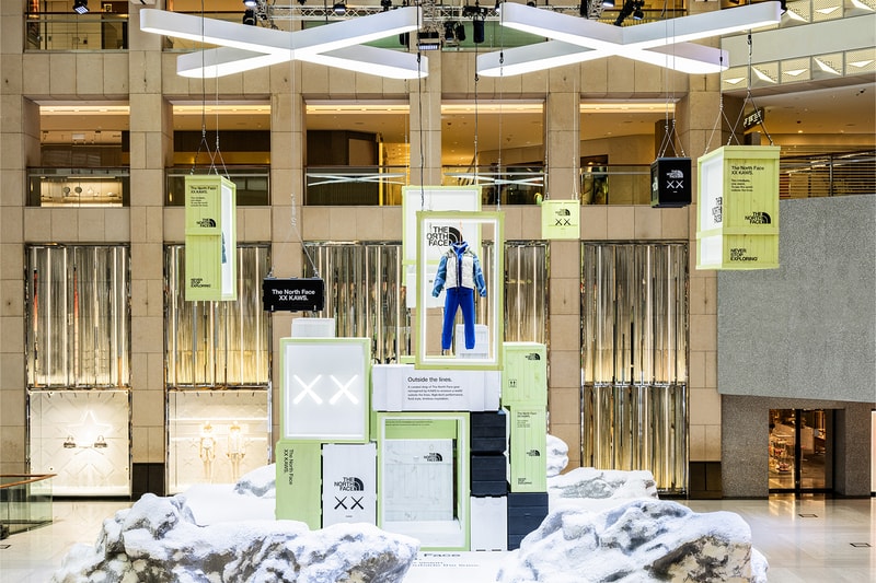 The North Face XX Kaws Collaboration Installation LANDMARK Overview