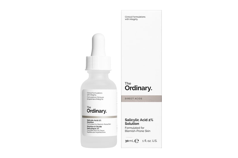 The Ordinary Salicylic Acid 2% Relaunch Skincare Exfoliators Packaging