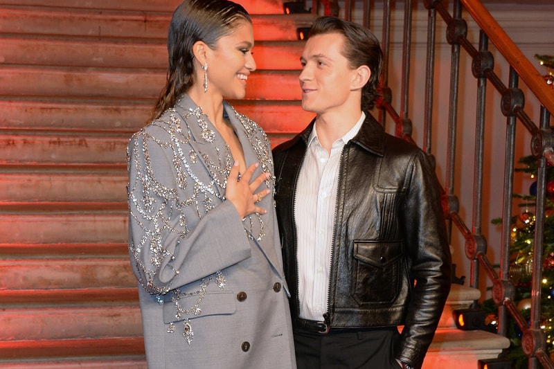 zendaya tom holland red carpet