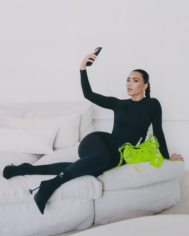kim kardashian balenciaga campaign face 