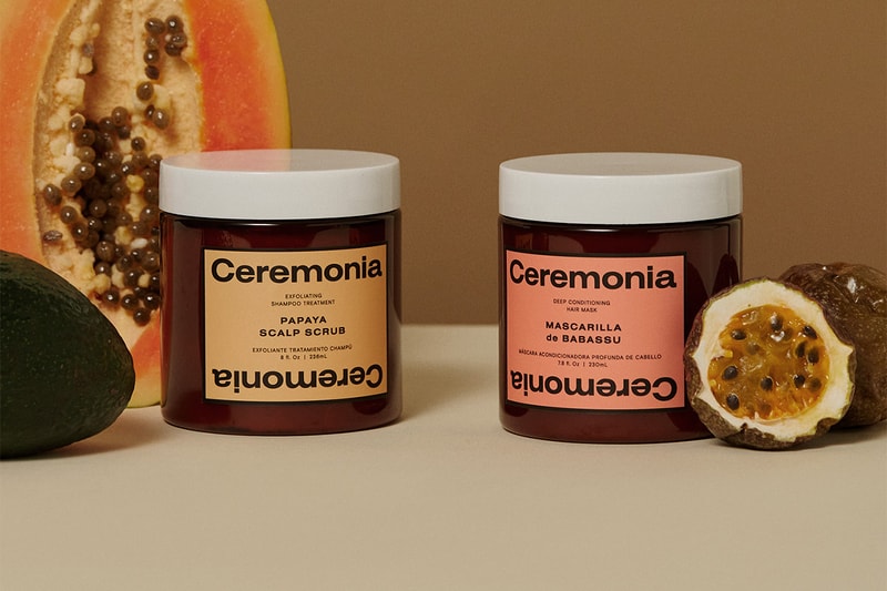 Ceremonia Papaya Scalp Scrub Exfoliating Shampoo Treatment Mascarilla de Babassu Deep Conditioning Hair Mask Haircare Products