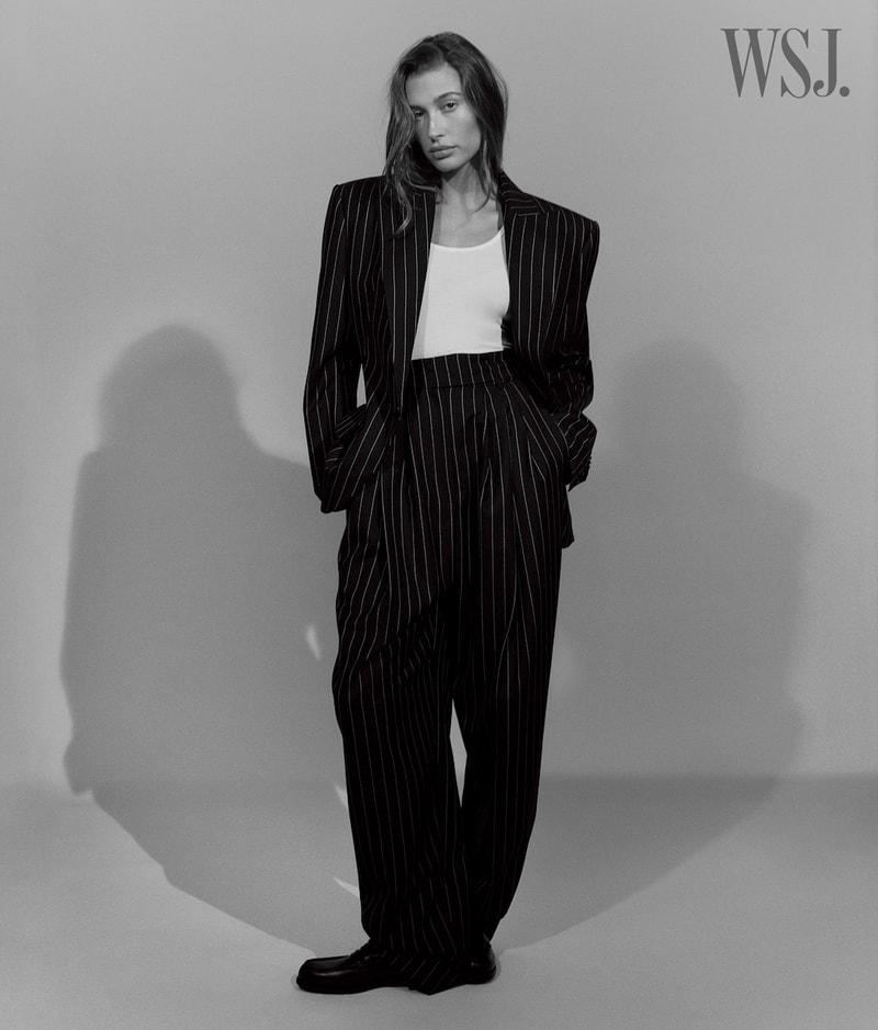 hailey baldwin bieber cover wall street journal wsj cover photoshoot career skincare brand rhode justin bieber kids family 
