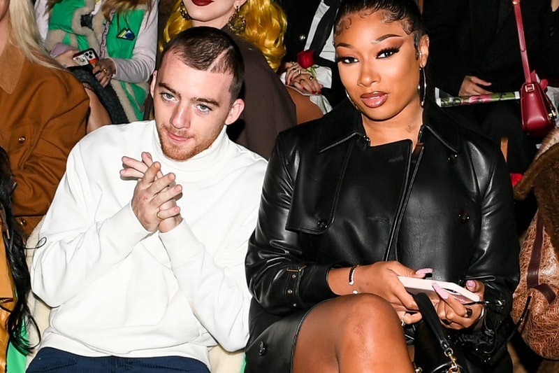 angus cloud fezco fez euphoria actor megan thee stallion nyfw FW22 coach new york fashion week front row