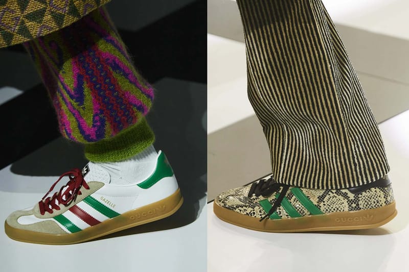 A Closer Look at the Gucci x adidas Gazelles and Other Footwear