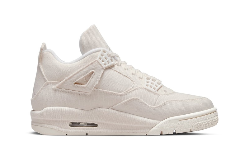 Nike Air Jordan 4 Women's Canvas Sail Price Release Date