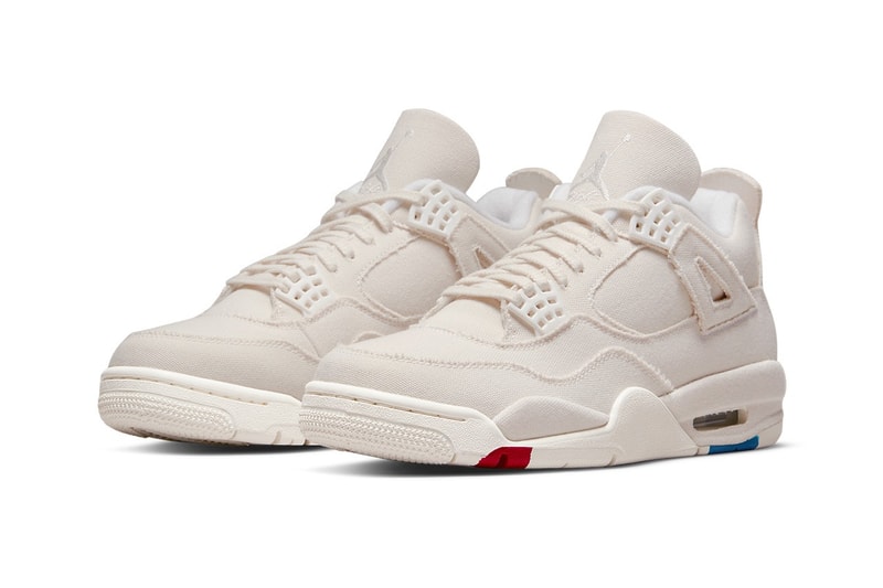 Nike Air Jordan 4 Women's Canvas Sail Price Release Date