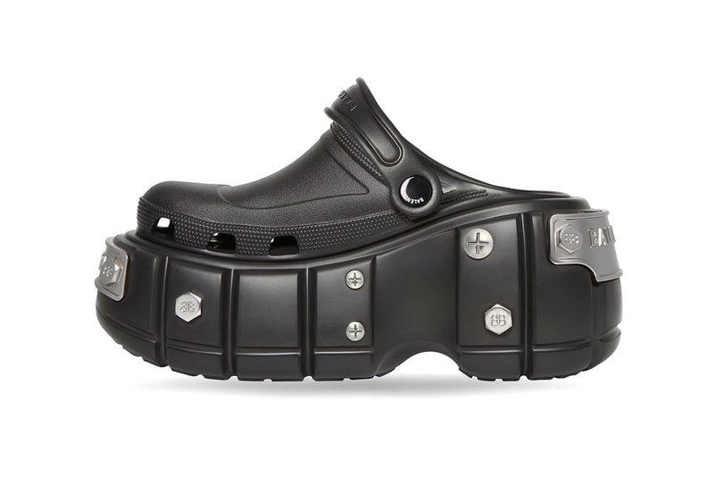 Balenciaga HardCrocs Sandal Black Collaboration Footwear Shoes