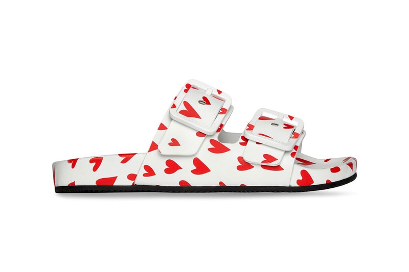 Balenciaga Valentine's Day Heart Mallorca Sandal