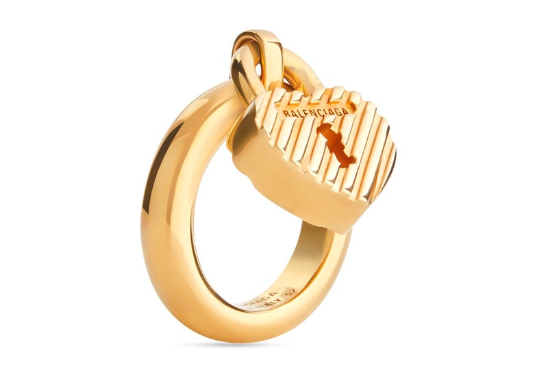 Balenciaga Valentine's Day Heart Lock Ring