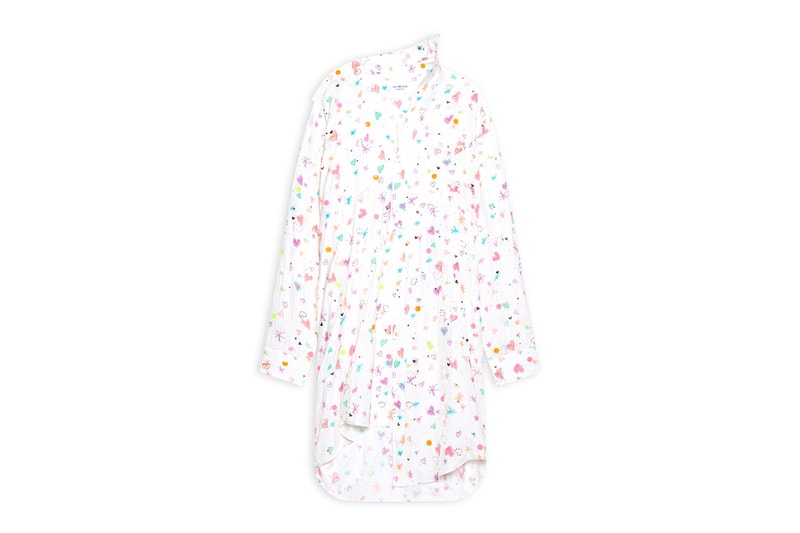 Balenciaga Valentine's Day 2022 Floral Heart Dress