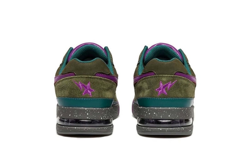 BAPE ROAD STA Green Purple Teal Gray Blue Orange Speckled Sole Price Release Date