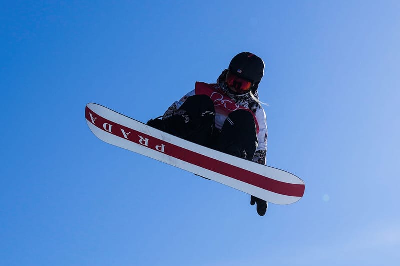 We Can't Get Over This Prada Snowboard at the 2022 Winter Olympics