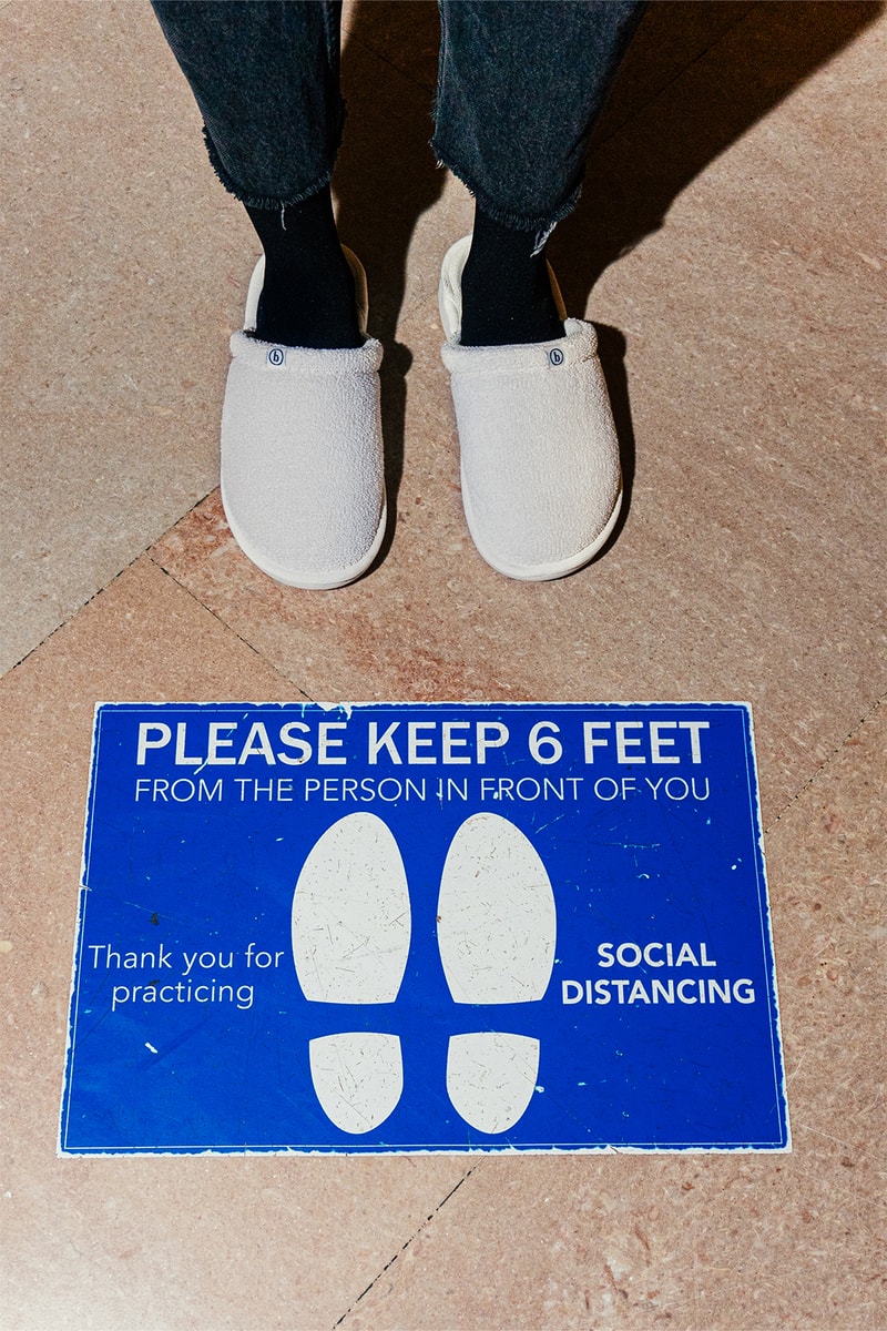 Brunch New York IRL Campaign Slippers Footwear l’Essentiel on Foot Release Info White Close-Up