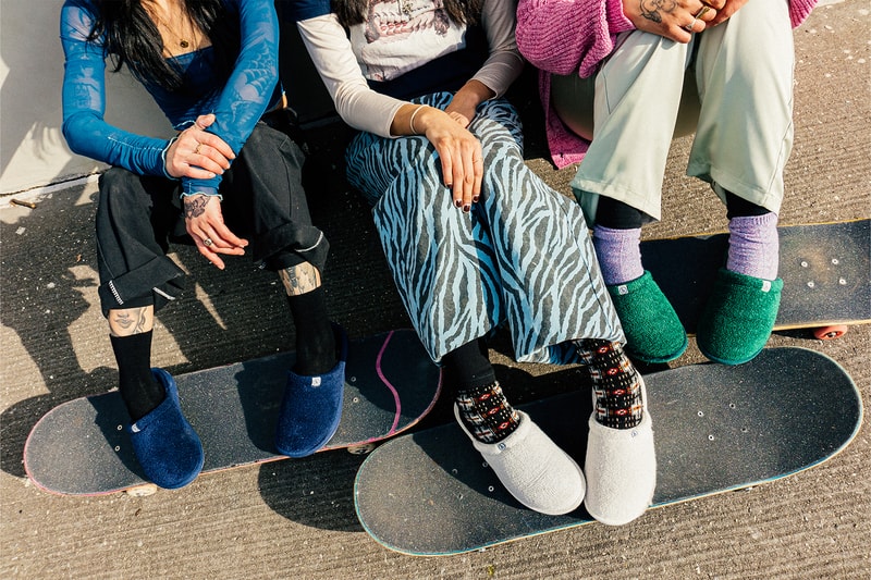 Brunch New York IRL Campaign Slippers Footwear l’Essentiel Release Info Sk8tebabes White Green Blue Details