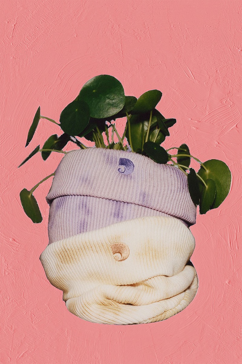 Carhartt WIP Spring 2022 Campaign Elliot James Kennedy Outerwear Workwear Beanies Purple Yellow