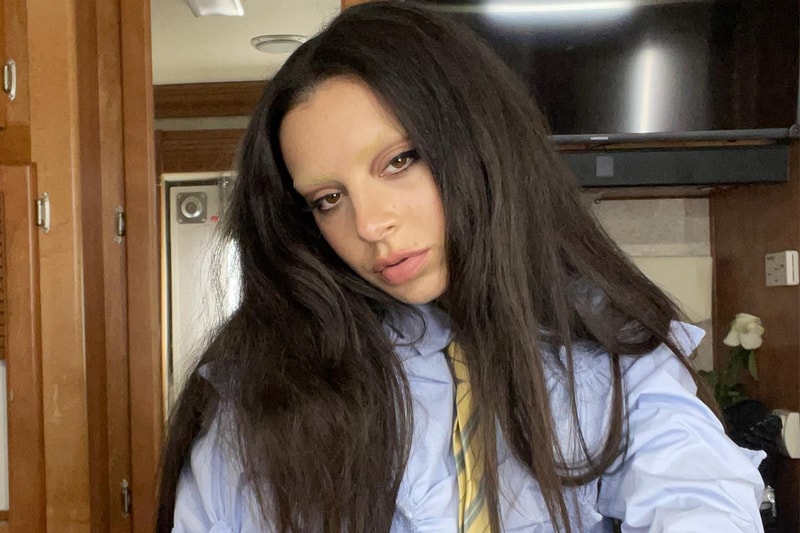 charli xcx bleached eyebrows instagram