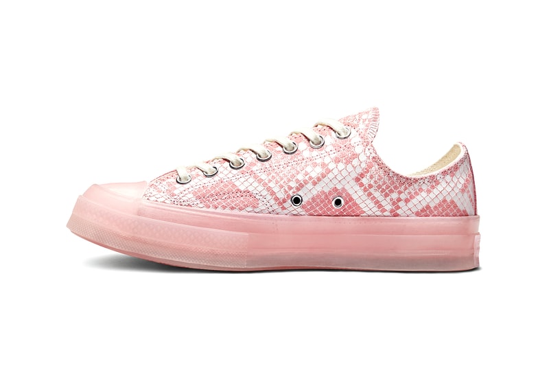 converse golf wang python chuck 70 low collaboration sneakers pink footwear kicks shoes